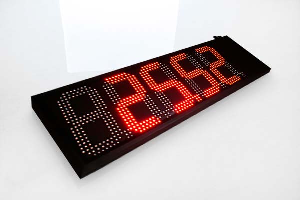 Seven-segment LED scoreboard